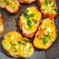 Cooksnap của Nguyễn Hoàng Yến khi họ làm theo món Bánh mì bơ tỏi áp chảo