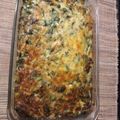 El cooksnap de Lau Dacos cuando hizo Soufflé de espinaca y queso.