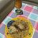 El cooksnap de Marta cuando hizo Lomo de atún fresco plancha con salsa de cebolla caramelizada y pimientos asados.