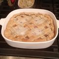 CATvonG's cooksnap of when they made Aretha Franklin's Peach Cobbler.