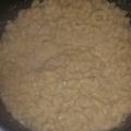 El cooksnap de Martha Rodriguez cuando hizo Macarrones con queso.