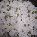 Uroosa Rahim Dokra's cooksnap of when they made Matar Chawal.