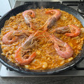 El cooksnap de Just Lolitaa cuando hizo Fideuá con sepia, gambas y allioli.