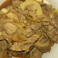 Cooksnap dari Reviria untuk resep Gyudon/ Beef Bowl ala Jepang versi halal