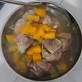 Cooksnap của Cau Hai khi họ làm theo món Canh bí đỏ nấu xương heo và thịt xay