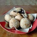 Cooksnap dari abuk irun untuk resep Onde-Onde Ubi Ungu Isi Coklat