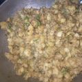 Kajal Agarwal का कुकस्नैप जब उन्होंने डोसा वाली चटपट मसाला आलू(dosa wale chatpate aloo recipe in hindi) बनाया था।
