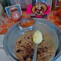 પારૂલ મોઢા 's cooksnap of when they made બાજરાનો રોટલો ઘી ગોળ સાથે.