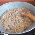 El cooksnap de Almudena Collado cuando hizo Risotto de jamón y champiñones.