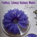Cooksnap dari Thea Priestiashanti untuk resep Puding Santan Bunga Telang Kelapa Muda