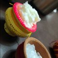  Chef Richa pathak. का कुकस्नैप जब उन्होंने मक्खन मिश्री लड्डू (makhan mishri laddu recipe in HIndi) बनाया था।