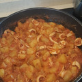 El cooksnap de esthercordobaivan cuando hizo Calamares con salsa de cebolla y vino.