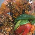El cooksnap de Patricia Pinola🇦🇷 cuando hizo Pollo 🍗 al pimentón y limón 🍋 con mix de vegetales al horno.