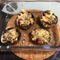 El cooksnap de Soraya Mateos cuando hizo Champiñones rellenos de jamón y queso de cabra.