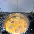 El cooksnap de carmendolores1969 cuando hizo Albóndigas con salsa amarilla tipo española.