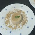 El cooksnap de C cuando hizo Panna cotta de manzana y canela con tierra de galleta.