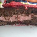 El cooksnap de Marion Magro cuando hizo Torta con crema de queso de frutilla y dulce de leche😋🎂.