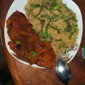 El cooksnap de Luis Figueroa cuando hizo Arroz con cebolla.