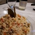 El cooksnap de gabriel cuando hizo Arroz con mariscos.