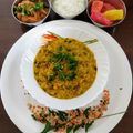 Richa Vardhan का कुकस्नैप जब उन्होंने मूंग दाल खिचड़ी (Moong Dal Khichdi recipe in Hindi) बनाया था।