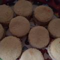 El cooksnap de Yanina natalia Diaz cuando hizo Alfajores de coco y dulce de leche.
