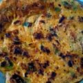 Monika Nandwani's cooksnap of when they made Besan ka chila.