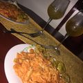 El cooksnap de Indhira Arias cuando hizo Farfalle con queso.