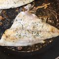 El cooksnap de astrid badia cuando hizo 63. Filetes de dorada a la plancha.