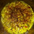 El cooksnap de Micaela L Natalia cuando hizo Tortilla de papas con queso cremoso!! .