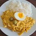 El cooksnap de Mayra silva romero cuando hizo Ají de gallina.