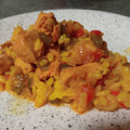 El cooksnap de La Jícara cuando hizo Arroz con pollo al curry en olla GM.