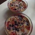 El cooksnap de Maria José Alperte cuando hizo Cheesecake de requesón al micro con frutos rojos.
