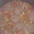 El cooksnap de Marcos Villalba cuando hizo Albóndigas con arroz.