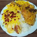 کوک اسنپ زهرا T بعد از امتحان کردن بوقلمون زعفرانی (Saffron turkey)😍.
