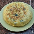 El cooksnap de Ari Rodriguez cuando hizo Tortilla de calabacín.
