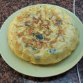 El cooksnap de Ari Rodriguez cuando hizo Tortilla de calabacín.