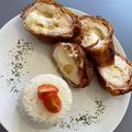 Lilian Cooksnap-ja, amikor elkészítette a(z) Ananásszal és feta sajttal töltött, baconbe tekert rántott csirkemell receptet.