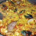 El cooksnap de Anlyu Espinoza cuando hizo Paella marinera.