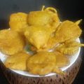 Trupti mankad's cooksnap of when they made અજમા ના પાન ના પકોડા (Ajma Pan Pakoda Recipe In Gujarati).