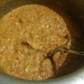 Cooksnap Belang Comel semasa beliau membuat Sambal tempoyak.