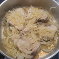 El cooksnap de Patricia cuando hizo Bonito encebollado.