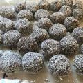 El cooksnap de mariana ojeda cuando hizo Trufas de chocolate y coco.