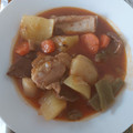 El cooksnap de Marisa Olmeda cuando hizo Patatas con costillas y níscalos.