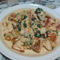 El cooksnap de juanjogc@outlook.com cuando hizo Salmón a la Toscana con pimientos asados.