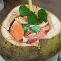 Cooksnap Faizah Mohd Ismail semasa beliau membuat Tomyam Kelapa Muda.
