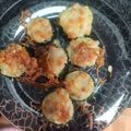 El cooksnap de judith Martínez cuando hizo Calabacines rellenos de cebolla y pechuga de pavo.