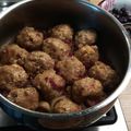 El cooksnap de Juan Ign cuando hizo Albóndigas de pollo rellenas.
