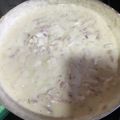 El cooksnap de Carrie cuando hizo Salsa carbonara sin lactosa.