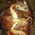El cooksnap de Clau Isarra cuando hizo Pan / Budín de nueces y pasas de uva.