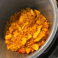 El cooksnap de Dos Rombos en la Cocina cuando hizo Arroz al chilindrón en olla GM.